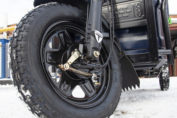 Грузовой электротрицикл Rutrike D4 1800 60V1200W синий