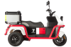 Электротрицикл Wanshida DOUHAO 60V 800Вт черно-бело-красный