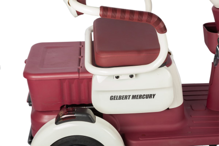 Электротрицикл Rutrike Gelbert Mercury 48V/60V 650Вт бело-красный