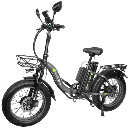 Электровелосипед Syccyba H2 (F11) DUAL 23AH серый