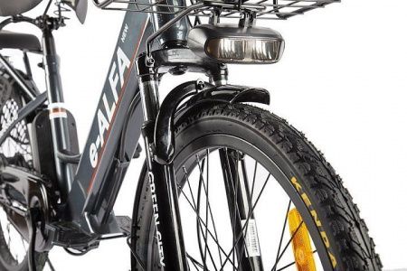 Велогибрид GREEN CITY e-ALFA new коричневый