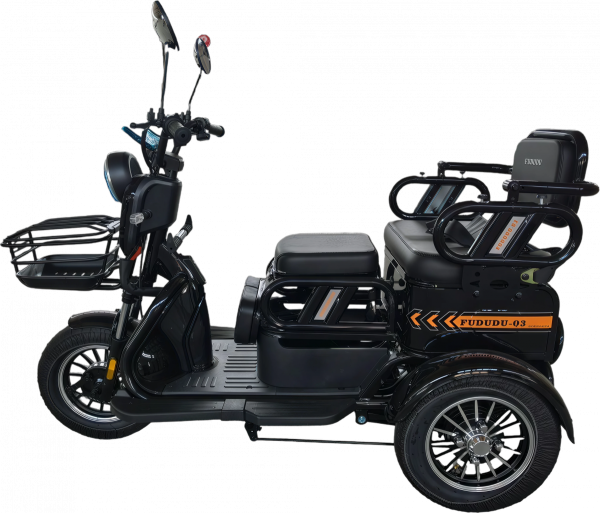 Пассажирский электротрицикл Fududu Q3 60V30Ah