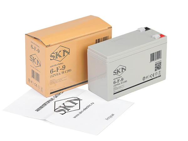 Аккумулятор для ИБП SKN 6-F-9 (12V9A/H C20)