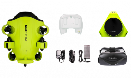 Подводный дрон Fifish V6 + Очки VR + HDMI Адаптер от магазина Futumag