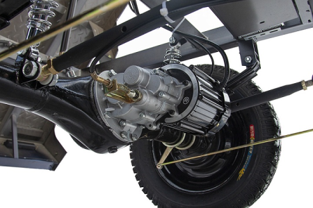Грузовой электротрицикл Rutrike D4 1800 60V1200W серый