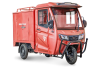 Грузовой электротрицикл Rutrike КАРГО Кабина Дуал красный