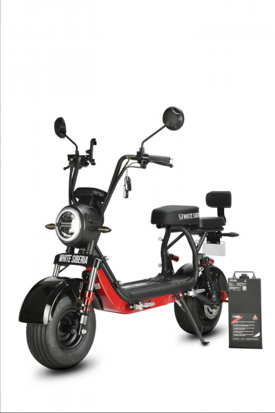Электроскутер WHITE SIBERIA MINI R 3.0 BLACK 60V