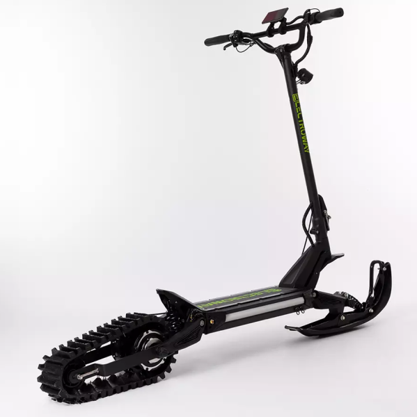 Зимний электроснегокат на гусенице / Гусеничный электросамокат Electroway T3S